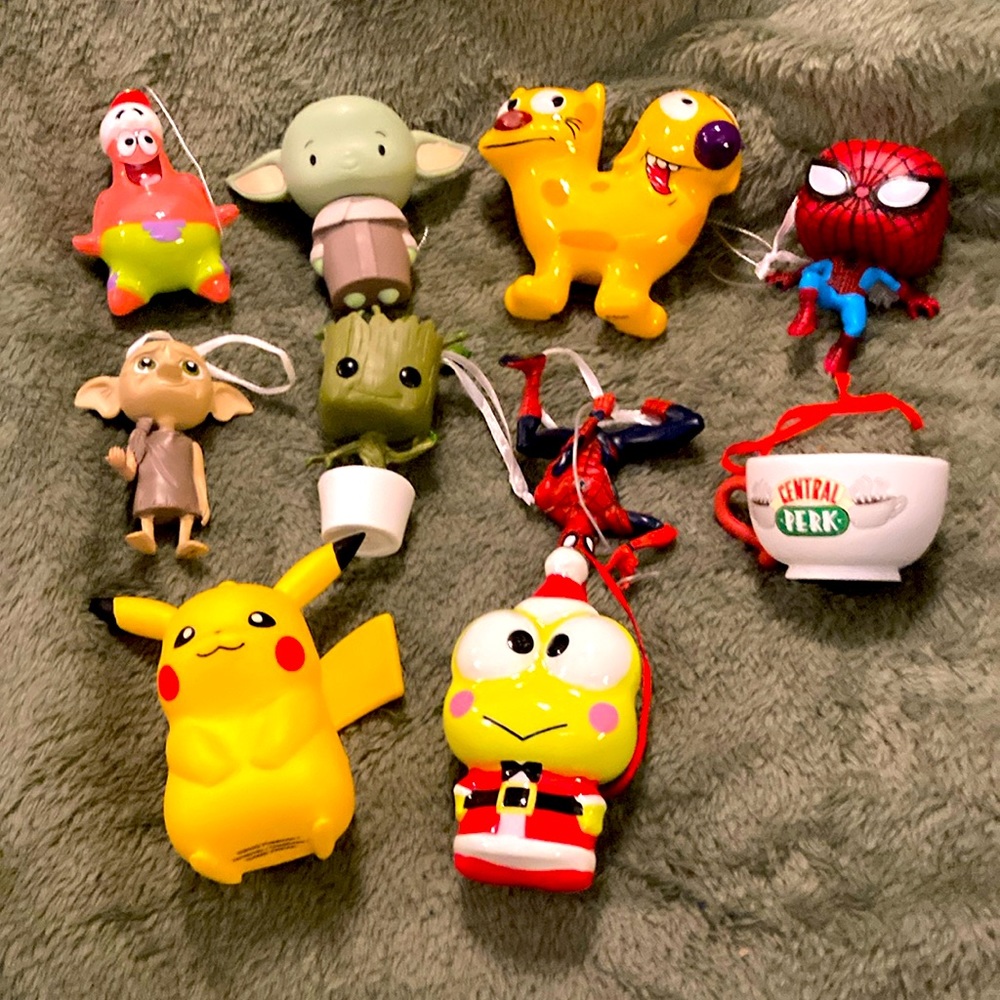 Character Christmas ornaments